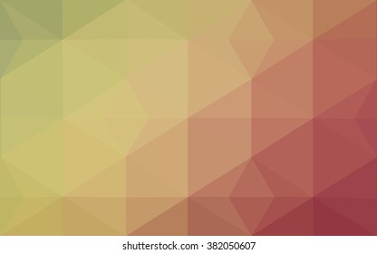 Multicolor dark red, green polygonal illustration, which consist of triangles. Geometric background in Origami style with gradient. Triangular design for your business.