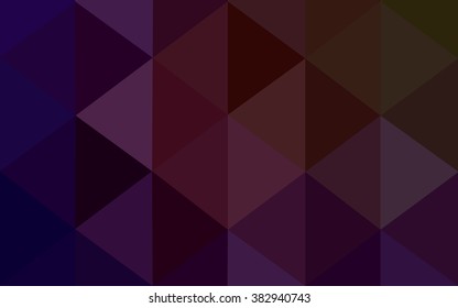 Multicolor dark red, green polygonal illustration, which consist of triangles. Geometric background in Origami style with gradient. Triangular design for your business.