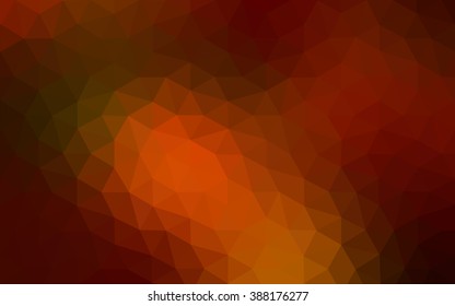 Multicolor dark red, green polygonal illustration, which consist of triangles. Geometric background in Origami style with gradient. Triangular design for your business.