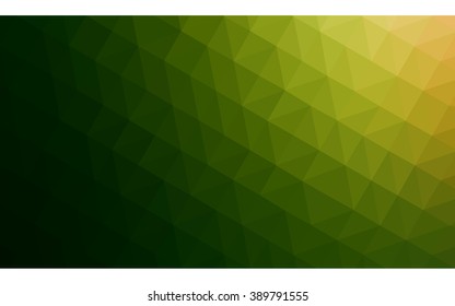 Multicolor dark red, green polygonal illustration, which consist of triangles. Geometric background in Origami style with gradient. Triangular design for your business.