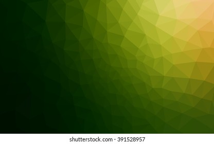 Multicolor dark red, green polygonal illustration, which consist of triangles. Geometric background in Origami style with gradient. Triangular design for your business.