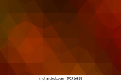 Multicolor dark red, green polygonal illustration, which consist of triangles. Geometric background in Origami style with gradient. Triangular design for your business.