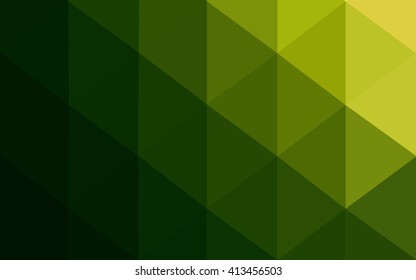 Multicolor dark red, green polygonal illustration, which consist of triangles. Geometric background in Origami style with gradient. Triangular design for your business.