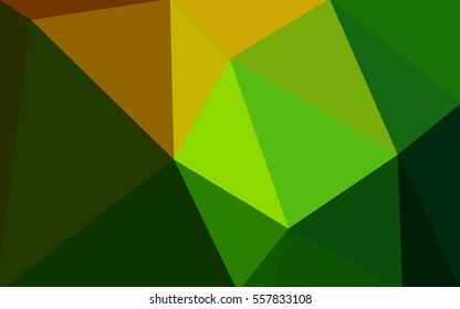 Multicolor dark red, green polygonal illustration, which consist of triangles. Geometric background in Origami style with gradient. Triangular design for your business.