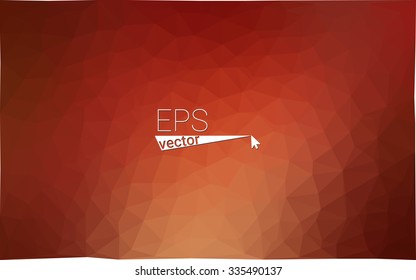 Multicolor dark red, yellow, orange  geometric rumpled triangular low poly style gradient illustration graphic background. Vector polygonal design for your business.