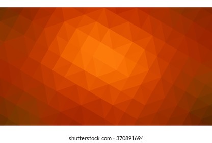 Multicolor dark red, yellow, orange polygonal illustration, which consist of triangles. Geometric background in Origami style with gradient. Triangular design for your business.