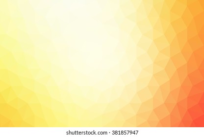 Multicolor dark red, yellow, orange polygonal illustration, which consist of triangles. Geometric background in Origami style with gradient. Triangular design for your business.