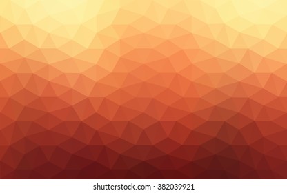 Multicolor dark red, yellow, orange polygonal illustration, which consist of triangles. Geometric background in Origami style with gradient. Triangular design for your business.