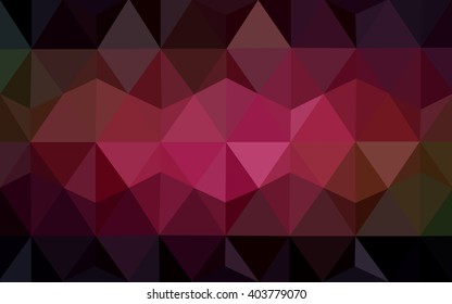 Multicolor dark red, yellow, orange polygonal illustration, which consist of triangles. Geometric background in Origami style with gradient. Triangular design for your business.