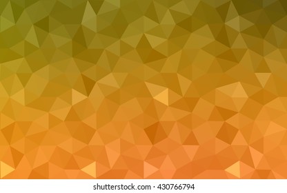 Multicolor dark red, yellow, orange polygonal illustration, which consist of triangles. Geometric background in Origami style with gradient. Triangular design for your business.