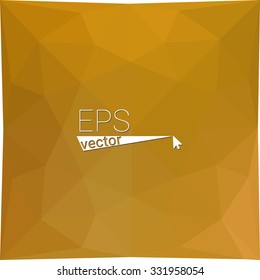 multicolor dark yellow geometric rumpled triangular low poly style gradient illustration graphic background. Vector polygonal design for your business.