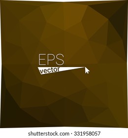 multicolor dark yellow geometric rumpled triangular low poly style gradient illustration graphic background. Vector polygonal design for your business.