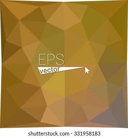 multicolor dark yellow geometric rumpled triangular low poly style gradient illustration graphic background. Vector polygonal design for your business.