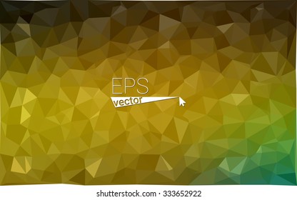 multicolor dark yellow geometric rumpled triangular low poly style gradient illustration graphic background. Vector polygonal design for your business.
