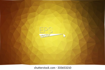 multicolor dark yellow geometric rumpled triangular low poly style gradient illustration graphic background. Vector polygonal design for your business.