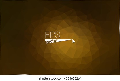 multicolor dark yellow geometric rumpled triangular low poly style gradient illustration graphic background. Vector polygonal design for your business.