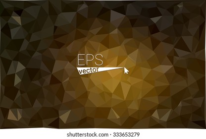 multicolor dark yellow geometric rumpled triangular low poly style gradient illustration graphic background. Vector polygonal design for your business.