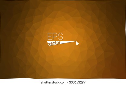 multicolor dark yellow geometric rumpled triangular low poly style gradient illustration graphic background. Vector polygonal design for your business.