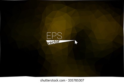 multicolor dark yellow geometric rumpled triangular low poly style gradient illustration graphic background. Vector polygonal design for your business.