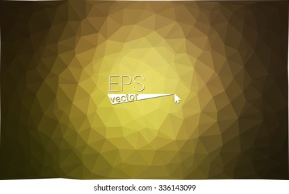 multicolor dark yellow geometric rumpled triangular low poly style gradient illustration graphic background. Vector polygonal design for your business.