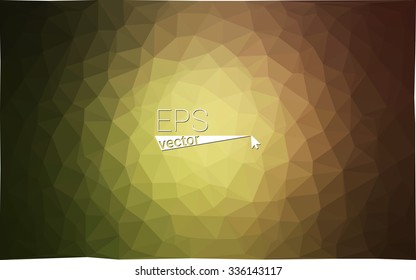 multicolor dark yellow geometric rumpled triangular low poly style gradient illustration graphic background. Vector polygonal design for your business.