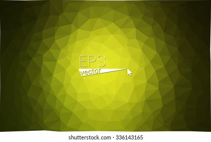 multicolor dark yellow geometric rumpled triangular low poly style gradient illustration graphic background. Vector polygonal design for your business.