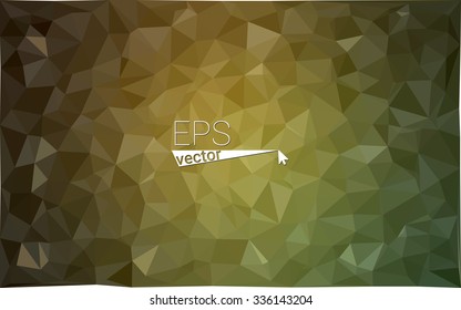 multicolor dark yellow geometric rumpled triangular low poly style gradient illustration graphic background. Vector polygonal design for your business.