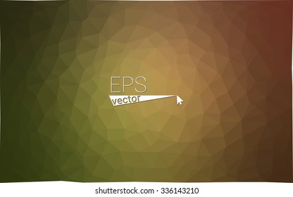 multicolor dark yellow geometric rumpled triangular low poly style gradient illustration graphic background. Vector polygonal design for your business.
