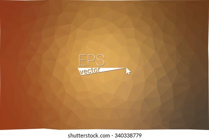 multicolor dark yellow geometric rumpled triangular low poly style gradient illustration graphic background. Vector polygonal design for your business.