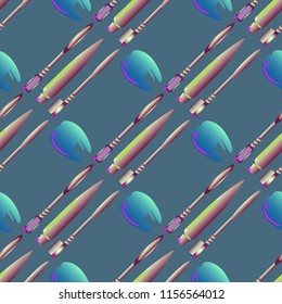 Multicolor dental tooth hygienical background seamless.