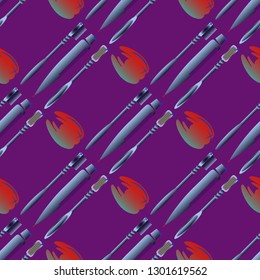 Multicolor dental tooth hygienical background seamless.