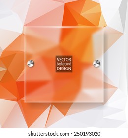 Multicolor Design Templates. Geometric Triangular Abstract Modern Vector Background. 