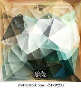 Multicolor Design Templates. Geometric Triangular Abstract Modern Vector Background. 