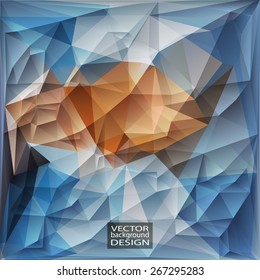 Multicolor Design Templates. Geometric Triangular Abstract Modern Vector Background.