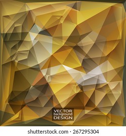 Multicolor Design Templates. Geometric Triangular Abstract Modern Vector Background.
