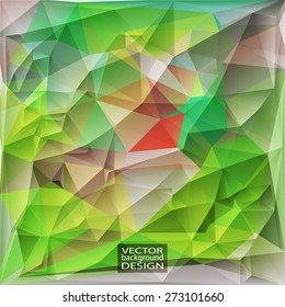 Multicolor Design Templates. Geometric Triangular Abstract Modern Vector Background. 