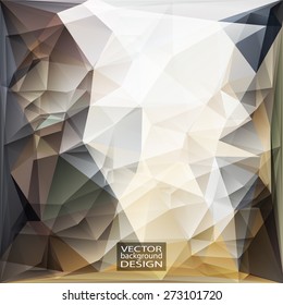 Multicolor Design Templates. Geometric Triangular Abstract Modern Vector Background. 
