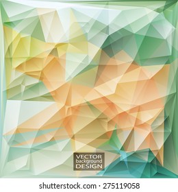 Multicolor Design Templates. Geometric Triangular Abstract Modern Vector Background. 