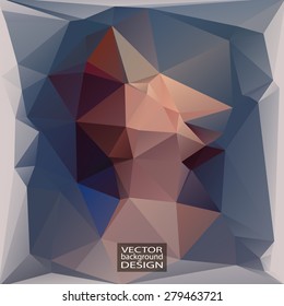 Multicolor Design Templates. Geometric Triangular Abstract Modern Vector Background. 
