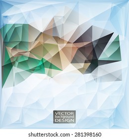 Multicolor Design Templates. Geometric Triangular Abstract Modern Vector Background. 
