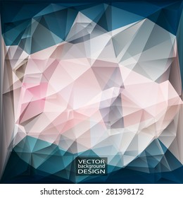 Multicolor Design Templates. Geometric Triangular Abstract Modern Vector Background. 