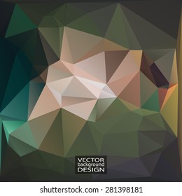 Multicolor Design Templates. Geometric Triangular Abstract Modern Vector Background. 