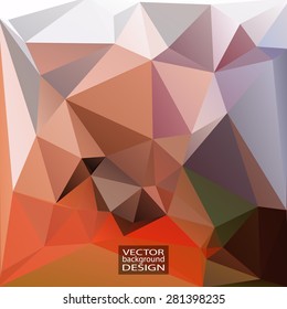 Multicolor Design Templates. Geometric Triangular Abstract Modern Vector Background. 