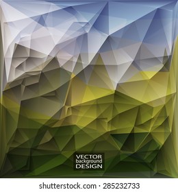 Multicolor Design Templates. Geometric Triangular Abstract Modern Vector Background. 