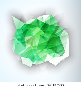 Multicolor Design Templates. Geometric Triangular Spot Abstract Modern Background. Crystal Jewelry Gem. Vector Illustration