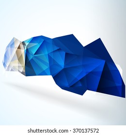 Multicolor Design Templates. Geometric Triangular Spot Abstract Modern Background. Crystal Jewelry Gem. Vector Illustration