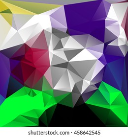 Multicolor Design Templates. Geometric Triangular Abstract Modern Vector Background.