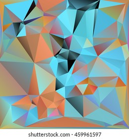 Multicolor Design Templates. Geometric Triangular Abstract Modern Vector Background.