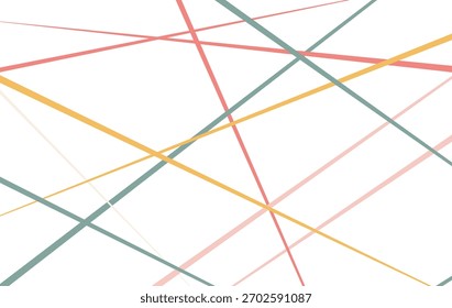 Linha diagonal multicolor. Padrão geométrico abstrato. Vetor eps10