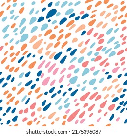 Multicolor Doted Seamless Pattern. Vector EPS10